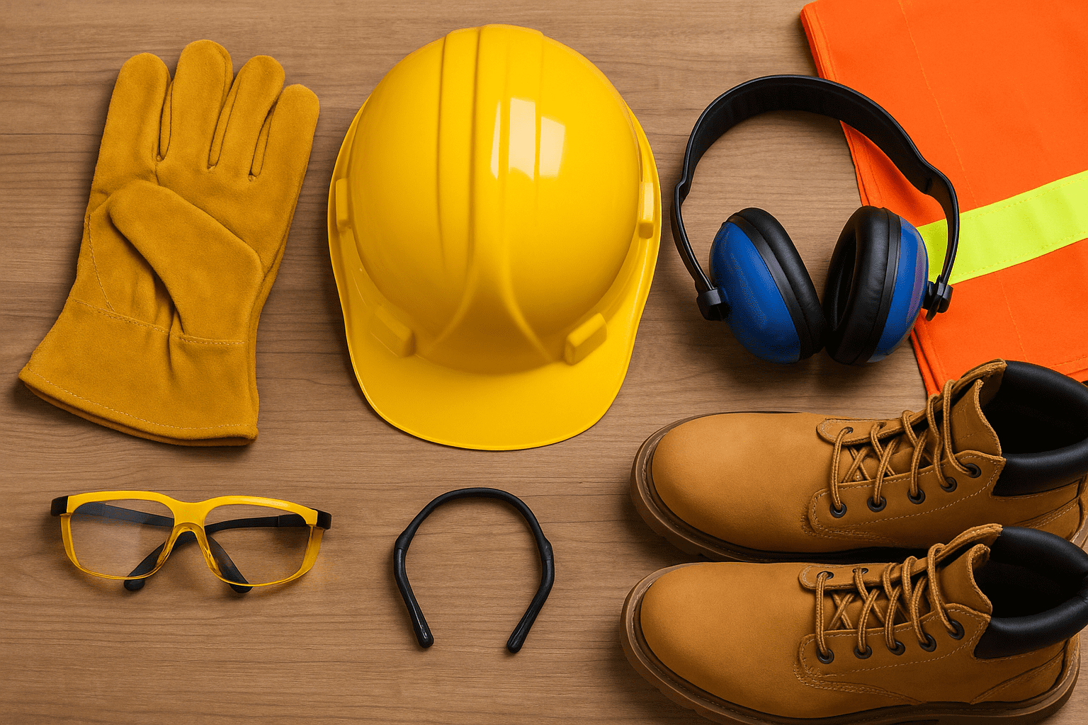 Travailleur chantier avec EPI
