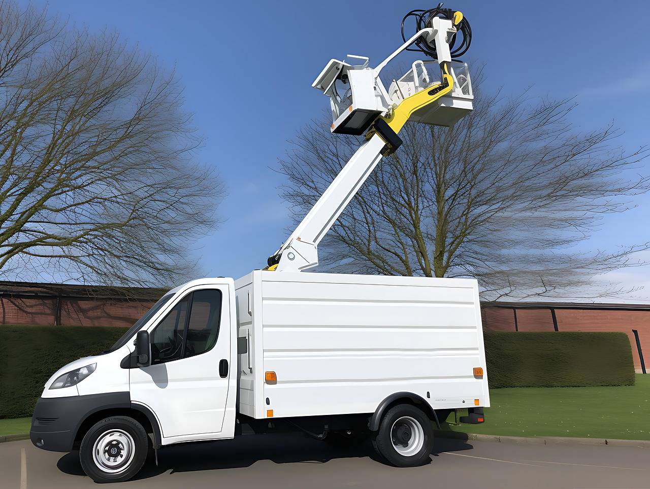 Nacelle sur chantier